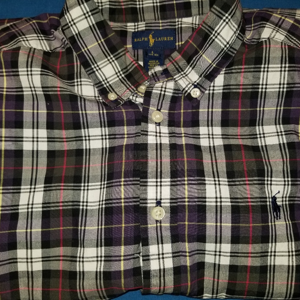Boys Ralph Lauren plaid shirt